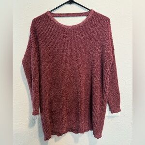 Pink blush oversized sweater